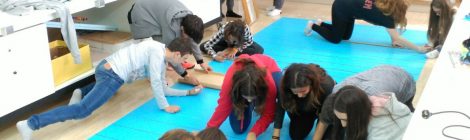 Treballem amb un planisferi gegant