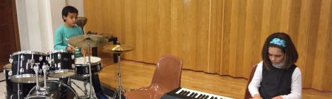 Classe Oberta a les famílies de l'extraescolar Conjunt Instrumental de Primària