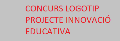 Concurs logotip Projecte Innovació Educativa